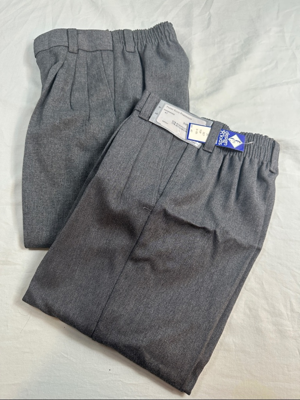 Perry Ellis Boys Lot Grey Dress Pants Size 4/4T
